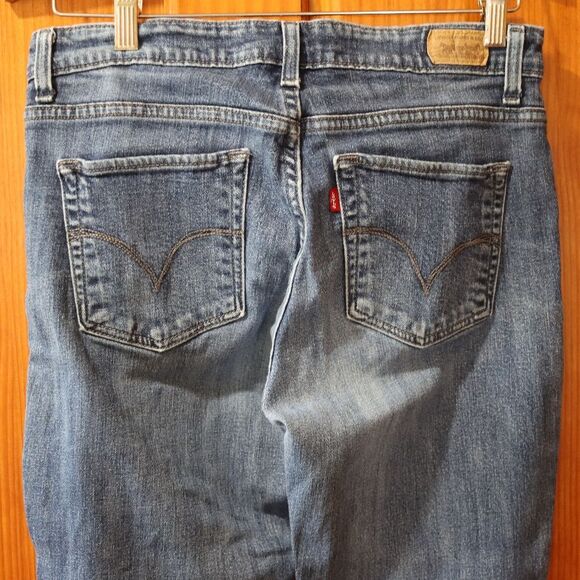 Levi’s Mid Rise Skinny Leg Jeans Women’s Blue Denim Size 10M – Made in Mexic - Picture 8 of 13